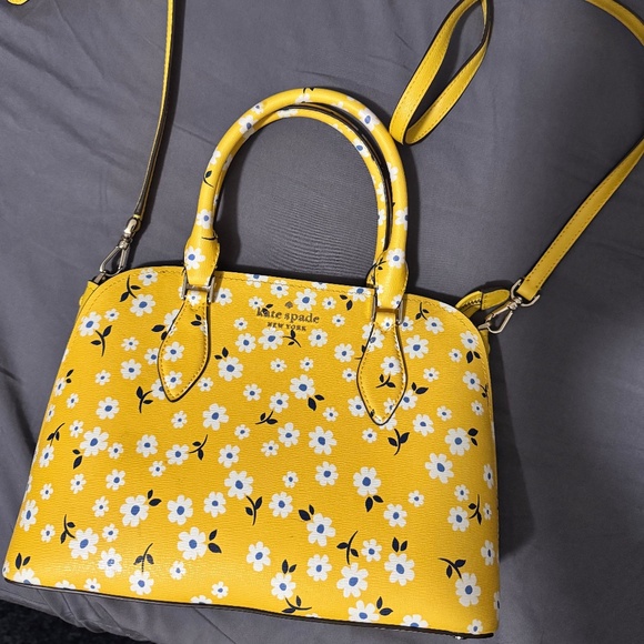 Kate Spade Darcy Fleurette Floral Satchel - Picture 1 of 8